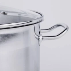 Haushalt Soeppan Met Glazen Deksel - 10 Liter- RVS -Keukengerei Winkel 1200x1200 1542