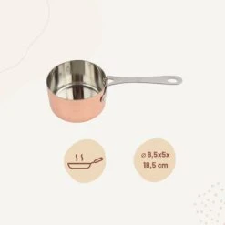 Orange85 Sauspan - Koper - 5x8,5cm - Staal -Keukengerei Winkel 1200x1200 1594
