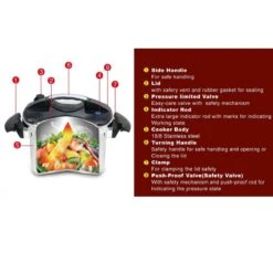 Royalty Line RL-PS10; Snelkookpan 10L -Keukengerei Winkel 1200x1200 1630