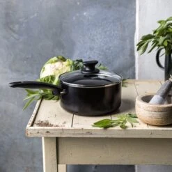 GreenPan Cambridge Steelpan 16cm - Zwart - Inductie - PFAS-vrij -Keukengerei Winkel 1200x1200 1667