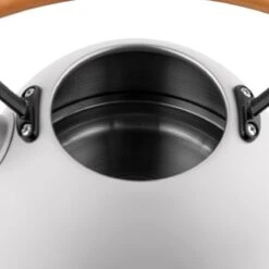 Florina Natura Line Fluitketel RVS Mat Grijs 2.3 Liter - Geschikt Voor Alle Warmtebronnen - Scandinavische Stijl - Massief Houten Handvat -Keukengerei Winkel 1200x1200 1697