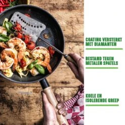 GreenChef Vintage Wokpan 28cm/3.7L - Zwart - Inductie - PFAS-vrij -Keukengerei Winkel 1200x1200 216