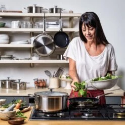 KitchenAid Stainless Steel Wok ø28cm - RVS - Inductie - Anti-aanbak -Keukengerei Winkel 1200x1200 242