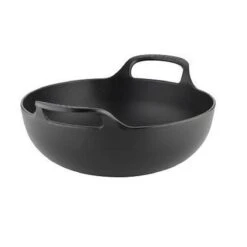 Le Creuset Wokpan / Balti Dish - Mat Zwart - ø 24 Cm / 2.7 Liter - Geëmailleerde Anti-aanbaklaag -Keukengerei Winkel 1200x1200 283