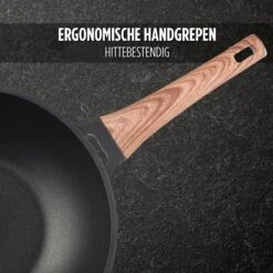 Rosmarino Black Line - Wokpan - Ø30cm - 100% PFAS & PFOA Vrij - Gegoten Aluminium - Non-stick Minerale Coating - Ergonomische Handgreep - Geschikt Voor Alle Warmtebronnen & Vaatwasser -Keukengerei Winkel 1200x1200 354