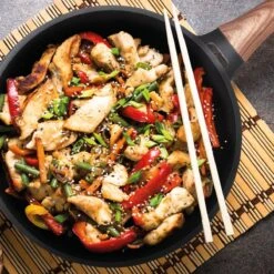 Rosmarino Black Line - Wokpan - Ø30cm - 100% PFAS & PFOA Vrij - Gegoten Aluminium - Non-stick Minerale Coating - Ergonomische Handgreep - Geschikt Voor Alle Warmtebronnen & Vaatwasser -Keukengerei Winkel 1200x1200 355