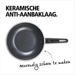 BRABANTIA INDU+ Wokpan - Keramische Antiaanbaklaag - Ø 28 Cm - Inductie - Pfas Vrij -Keukengerei Winkel 1200x1200 366
