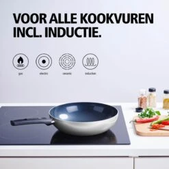 BRABANTIA INDU+ Wokpan - Keramische Antiaanbaklaag - Ø 28 Cm - Inductie - Pfas Vrij -Keukengerei Winkel 1200x1200 367
