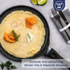 Westinghouse Black Marble - Pannenkoekenpan Inductie - Ø 28 Cm - Zwart Marmer -Keukengerei Winkel 1200x1200 397