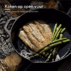 Ocina Gietijzeren Pan – ø30,5cm - Skillet - Koekenpan – Hapjespan – Koekenpan Inductie – Koekenpannenset - Gietijzeren Pan Bbq - Gietijzer -Keukengerei Winkel 1200x1200 406