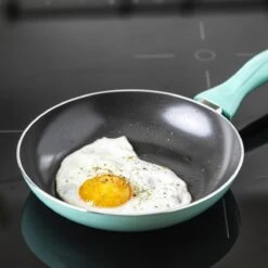 VitaVerde Expert Koekenpannenset Ø 20cm + Ø 24cm + Ø 28cm - Turquoise - Inductie - PFAS-vrij -Keukengerei Winkel 1200x1200 423