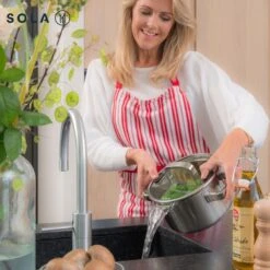 Sola Pannenset Juvia - 4 Delig - Ø 16,16,18,20 Cm - Zilver - RVS - Sandwichbodem -Keukengerei Winkel 1200x1200 46