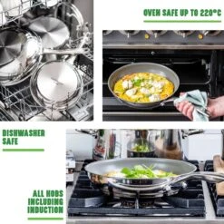 GreenChef Profile Plus Koekenpan 24cm - Zilverkleurig - Inductie - PFAS-vrij -Keukengerei Winkel 1200x1200 555