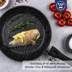 Westinghouse Koekenpan - Ø 30 Cm - Zwart Marmer - Geschikt Voor Alle Warmtebronnen Inclusief Inductie 15 Westinghouse Koekenpan - Ø 30 Cm - Zwart Marmer - Geschikt Voor Alle Warmtebronnen Inclusief Inductie -Keukengerei Winkel 1200x1200 628