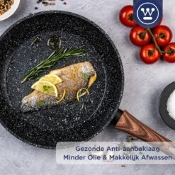 Westinghouse Koekenpan Inductie - Ø 20 Cm - Zwart Marmer - Speciale Editie -Keukengerei Winkel 1200x1200 635