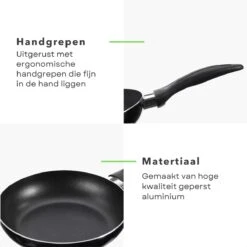 Cheqo® PRO 3-Delige Koekenpannenset - Koekenpan Set - Pannenset - Geperst Aluminium - Geschikt Voor Gas, Elektrisch, Keramisch, Halogeen Koken 9 Cheqo® PRO 3-Delige Koekenpannenset - Koekenpan Set - Pannenset - Geperst Aluminium - Geschikt Voor Gas, Elektrisch, Keramisch, Halogeen Koken -Keukengerei Winkel 1200x1200 657