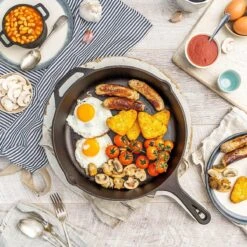 Nuovva Cast Iron Skillet / Gietijzeren Pan - 32cm -Keukengerei Winkel 1200x1200 752