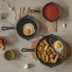 Blackwell Koekenpannenset - Gietijzer - ø 16, 20 En 25 Cm - Zonder Anti-aanbaklaag -Keukengerei Winkel 1200x1200 814