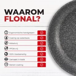Flonal Pietra Lavica - Koekenpan - Ø 26cm - 100% PFOA Vrij - Aluminium - Ergonomische Handgreep - Geschikt Voor Alle Warmtebronnen 22 Flonal Pietra Lavica - Koekenpan - Ø 26cm - 100% PFOA Vrij - Aluminium - Ergonomische Handgreep - Geschikt Voor Alle Warmtebronnen -Keukengerei Winkel 1200x1200 896
