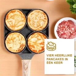Alora 4-Delige Pannenkoekenpan - Pannenkoeken Maker - Cakemaker - Omeletpan - Omeletmaker - Eierpan - Koekjes Maker - 4-in-1 Pannenset -Keukengerei Winkel 1200x1200 925