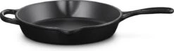 Le Creuset Hoge Ronde Skillet Mat Zwart 26cm -Keukengerei Winkel 1200x353