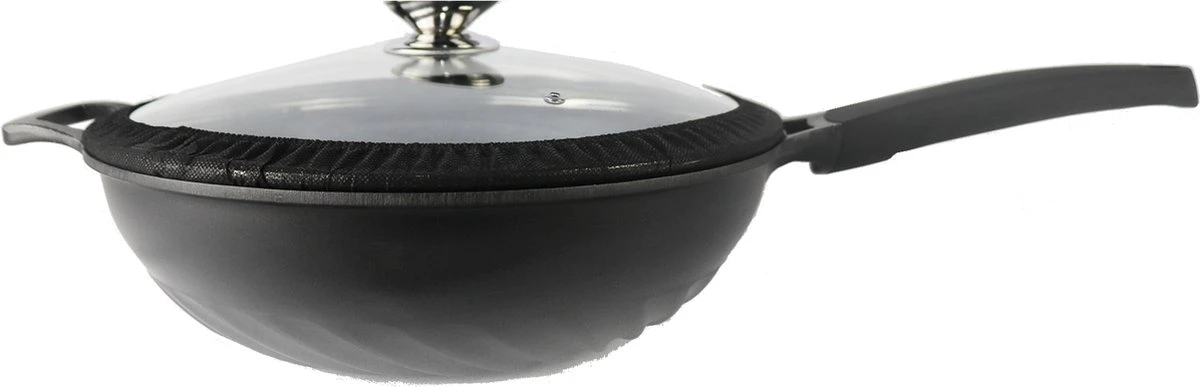 Chefflinger Wokpan - Antiaanbak - 32cm 3 Chefflinger Wokpan - Antiaanbak - 32cm