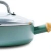 GreenPan Mayflower Hapjespan Met Deksel - Ø 24 Cm - Keramisch - Inductie -Keukengerei Winkel 1200x437 1