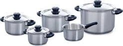 BK Karaat+ Pannenset - 5-delig - RVS – Geschikt Voor Alle Warmtebronnen -Keukengerei Winkel 1200x445