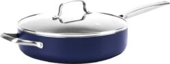 Blue Diamond – Sauteerpan Inclusief Deksel – Hapjespan – 28 Cm - Coating Met Diamant - Blauw -Keukengerei Winkel 1200x455