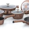 Herenthal Inductie Pannenset- Luxe 10-delige Koekenpannenset - Voor Alle Warmtebronnen - Met Glazen Deksels - Koper -Keukengerei Winkel 1200x591