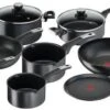 TEFAL YY4390FA Pannenset 10-delig ONBEPERKT - Antiaanbaklaag - Alle Kookplaten Inclusief Inductie - Krasbestendig - Thermo-Signal -Keukengerei Winkel 1200x604 2