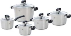 BK Conical Cool Pannenset - 5-delig - RVS - Geschikt Voor Alle Warmtebronnen -Keukengerei Winkel 1200x608 1