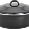 Lite-Body - Emaille - Magnus Braadpan 28cm/3,5l Met Deksel - Inductie - Zwart 2 Lite-Body - Emaille - Magnus Braadpan 28cm/3,5l Met Deksel - Inductie - Zwart -Keukengerei Winkel 1200x652 7