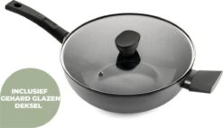 ISENVI Avon Keramische Wok Met Deksel 36 CM - Ergo Greep -Keukengerei Winkel 1200x692
