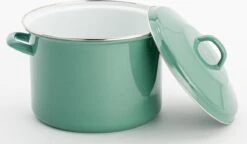 Lite-Body Magnus Soeppan/Stamppotpan Met Deksel - 24cm/8l - Emaille - Olijf Groen -Keukengerei Winkel 1200x698 9