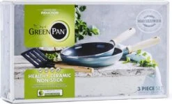 GreenPan Mayflower Koekenpannenset Ø 20cm + Ø 24cm + 1 Accessoire - Lichtblauw - Inductie - PFAS-vrij -Keukengerei Winkel 1200x730 5