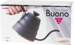 Hario V60 Buono Waterketel 1,2 Liter - Zwart 11 Hario V60 Buono Waterketel 1,2 Liter - Zwart -Keukengerei Winkel 1200x737 6