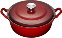 Le Creuset Braadpan Faitout Tradition Kersenrood - ø 24 Cm / 3 Liter -Keukengerei Winkel 1200x745 3