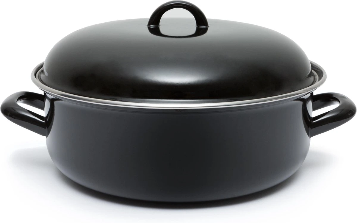 CasaLupo Emaille Braadpan Cooking - ø 28 Cm / 6 Liter 8 CasaLupo Emaille Braadpan Cooking - ø 28 Cm / 6 Liter - Afbeelding 6
