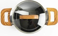 Gero Mark Kookpannenset - 4-delig - Zwart - Houtlook Grepen - Inductie - PFAS-vrij -Keukengerei Winkel 1200x760