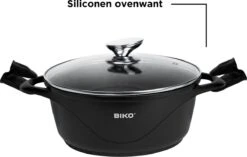 BIKO - Smile Pannen 8 Delige Pannenset - Braadpan - Zwart -Keukengerei Winkel 1200x763 1