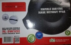 Royalty Line Marble Coating Wok - Met Glazen Deksel - Zwart - 30 Cm -Keukengerei Winkel 1200x763 3