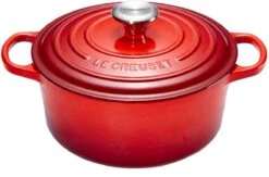 Le Creuset Gietijzeren Braadpan - 26cm 5,3 L - Kersenrood -Keukengerei Winkel 1200x792 2