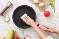 Royalty Line Inductie Pannenset - Luxe 14-delige Pannenset Marmeren Coating - Pannen Met Afneembare Handvaten - Oven-Ready - PFAS-Vrij - Voor Alle Warmtebronnen - Afneembare Koudgrepen - Antiaanbaklaag - Koekenpan Met Glazen Deksels - Roze -Keukengerei Winkel 1200x799 104