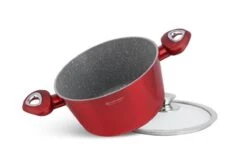 Edënbërg Red Line -15-delige Luxe Pannenset Van Gesmeed Aluminium - Rood/Metallic -Keukengerei Winkel 1200x800 250