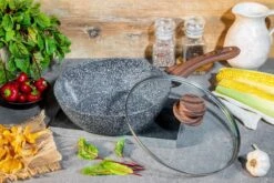 Edënbërg Stonetec Line - Wokpan Keramisch - 24 Cm - 3-laags Anti-aanbaklaag! -Keukengerei Winkel 1200x800 61