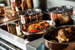 Koekenpan Ø26cm Met Deksel - Inductie - Koper - DUCQ -Keukengerei Winkel 1200x801 6