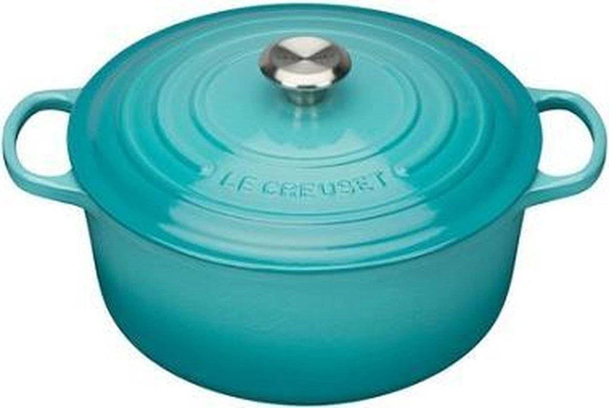 Le Creuset Braadpan Signature Caribbean Blue - ø 20 Cm / 2.4 Liter 7 Le Creuset Braadpan Signature Caribbean Blue - ø 20 Cm / 2.4 Liter - Afbeelding 5