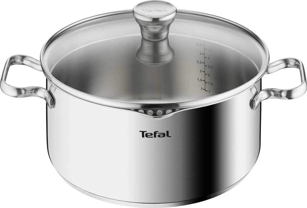 Tefal Duetto 3-delige Kookset - Steelpan Ø 16 Cm, Kookpan Ø 20/24 Cm 10 Tefal Duetto 3-delige Kookset - Steelpan Ø 16 Cm, Kookpan Ø 20/24 Cm - Afbeelding 8