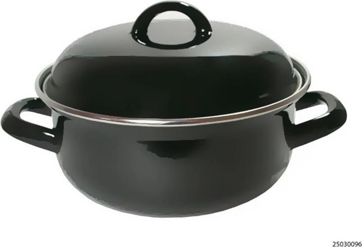 CasaLupo Emaille Braadpan Cooking - ø 28 Cm / 6 Liter 9 CasaLupo Emaille Braadpan Cooking - ø 28 Cm / 6 Liter - Afbeelding 7